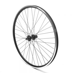 Rear Wheel 26'' MTB Cassette Black D/Wall QR V-Brake