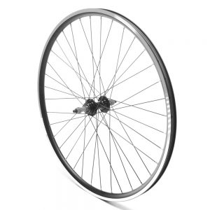 Rear Wheel 26'' MTB Cassette Silver S/Wall QR V-Brake