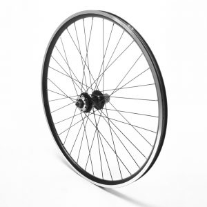 Rear Wheel 26" MTB Cassette Black D/Wall QR Disc Only