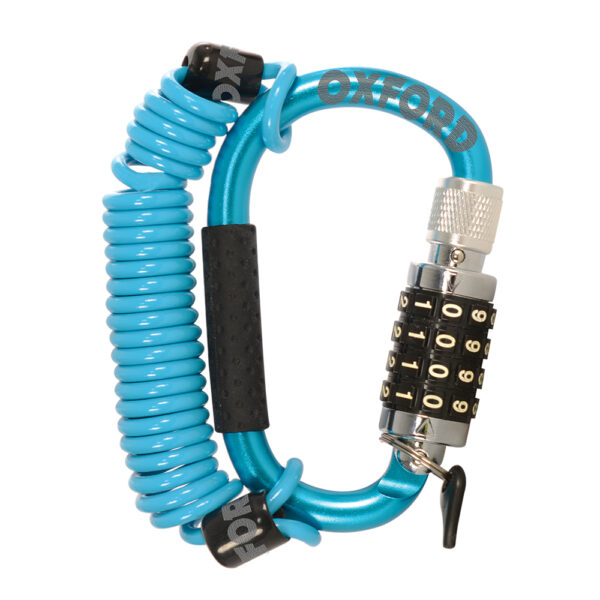 Oxford ScootSafe Micro Scooter Lock - Blue