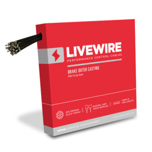 LiveWire 5mm x 30m 2P Brake Outer Cable in File Box
