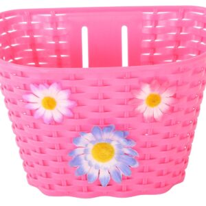 Bumper Handlebar Basket Pink/White