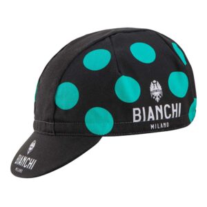 Neon Celeste Polka Cap